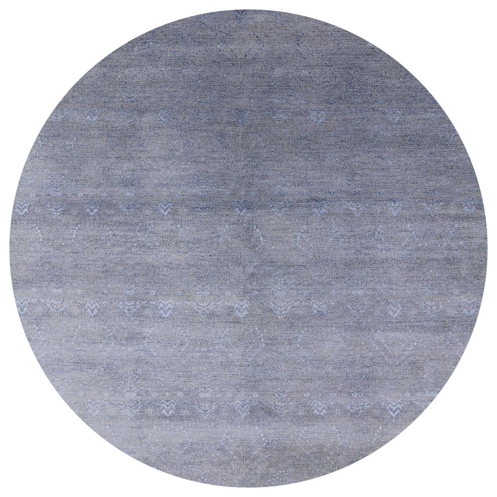 Ahgly Company Indoor Round Mid-Century Modern Area Rugs, 5' Round