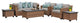 Laguna 7 Piece Outdoor Wicker Patio Furniture Set 07d