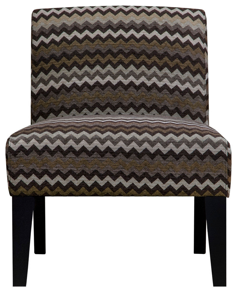 Avington Armless Slipper Chair by Grafton Home, Reaction Chocolate Brown