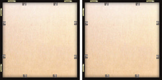 Round Glass Terrarium Diptych, 2-Piece Set, 32x32 Panels