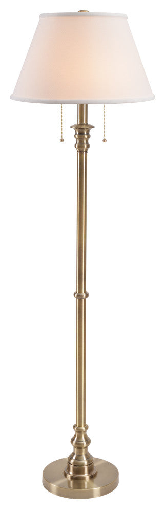 Kenroy 30438AB 2-Light Floor Lamp, Spyglass