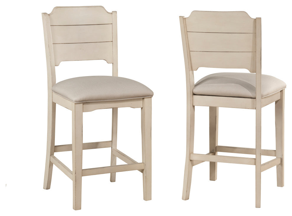 Hillsdale Clarion Open Back Counter Height Stool, Set of 2