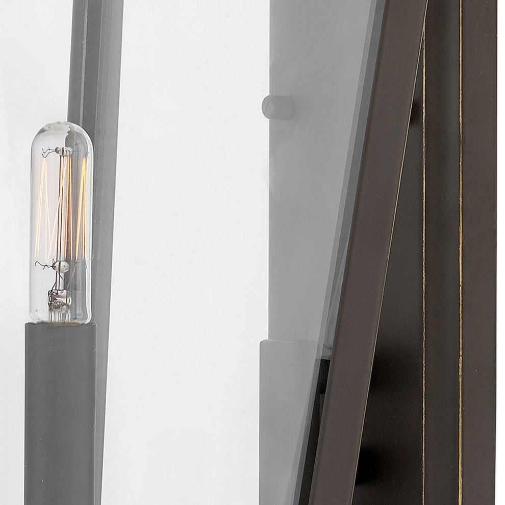 Hinkley Jaymes Large Wall Mount Lantern, Oil Rubbed Bronze
