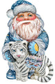 Tiger Santa Scenic Decorative Ornament, Large