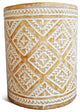 Java White Wash Side Table Stand