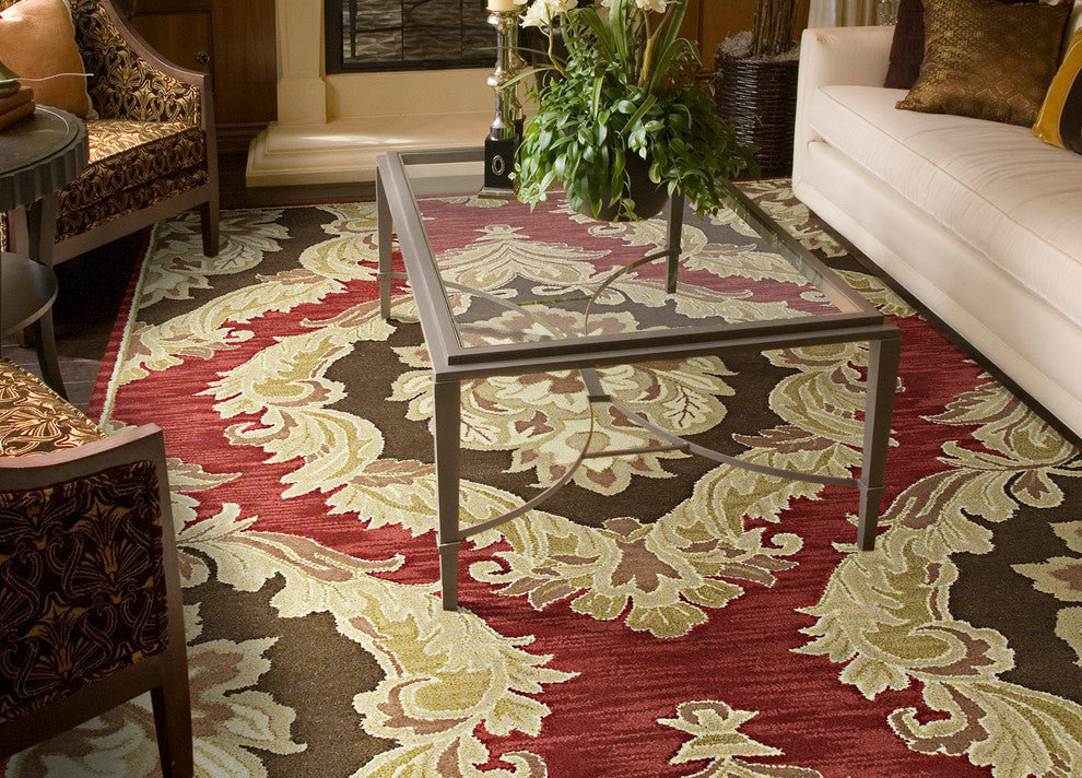 Kaleen Khazana Castilian 9''6"x13'' Salsa Rug