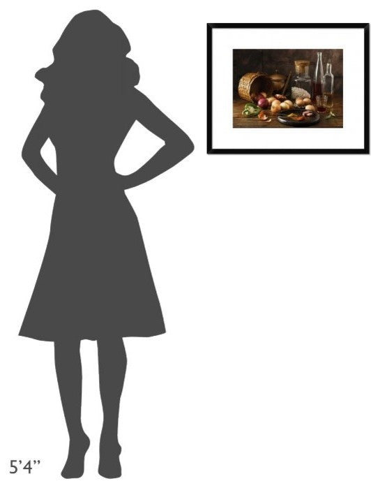 "Smells" Framed Digital Print by Luiz Laercio, 24"x19"