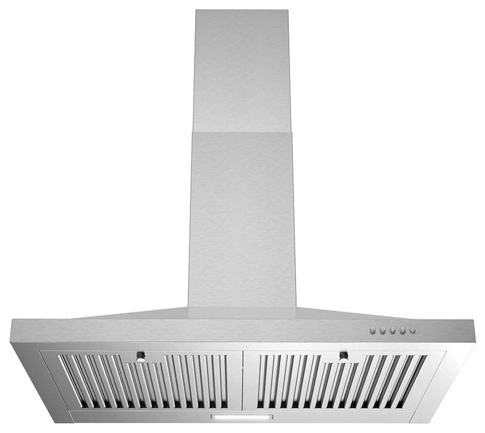 Streamline 30" Fermi Ducted Wall Mount Range Hood, Stainless Steel