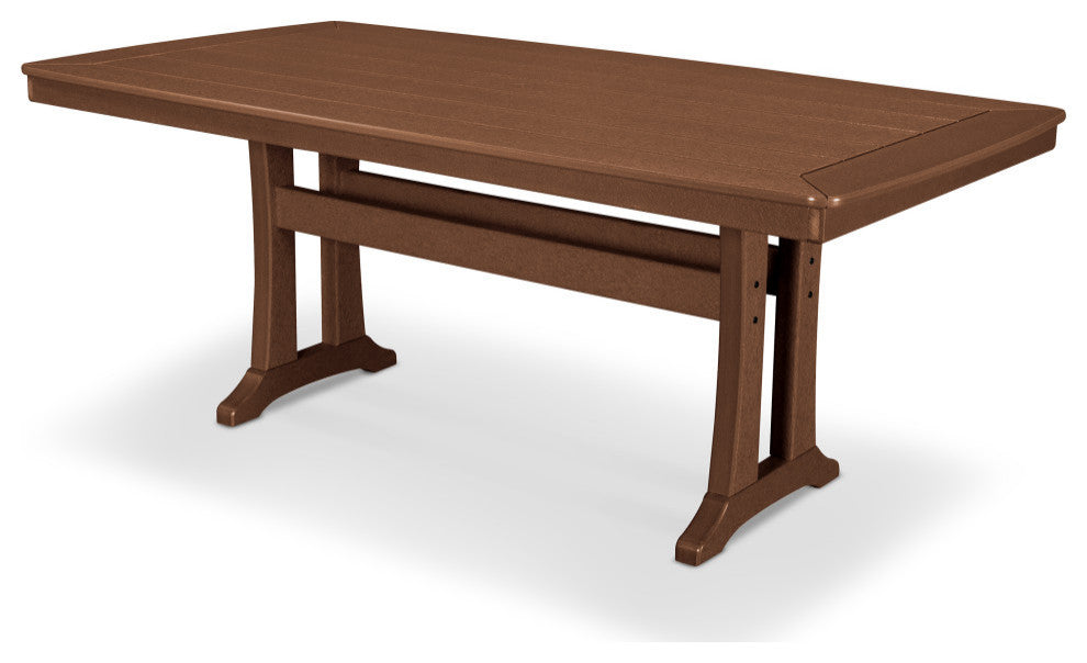 POLYWOOD Nautical Trestle 38" x 73" Dining Table