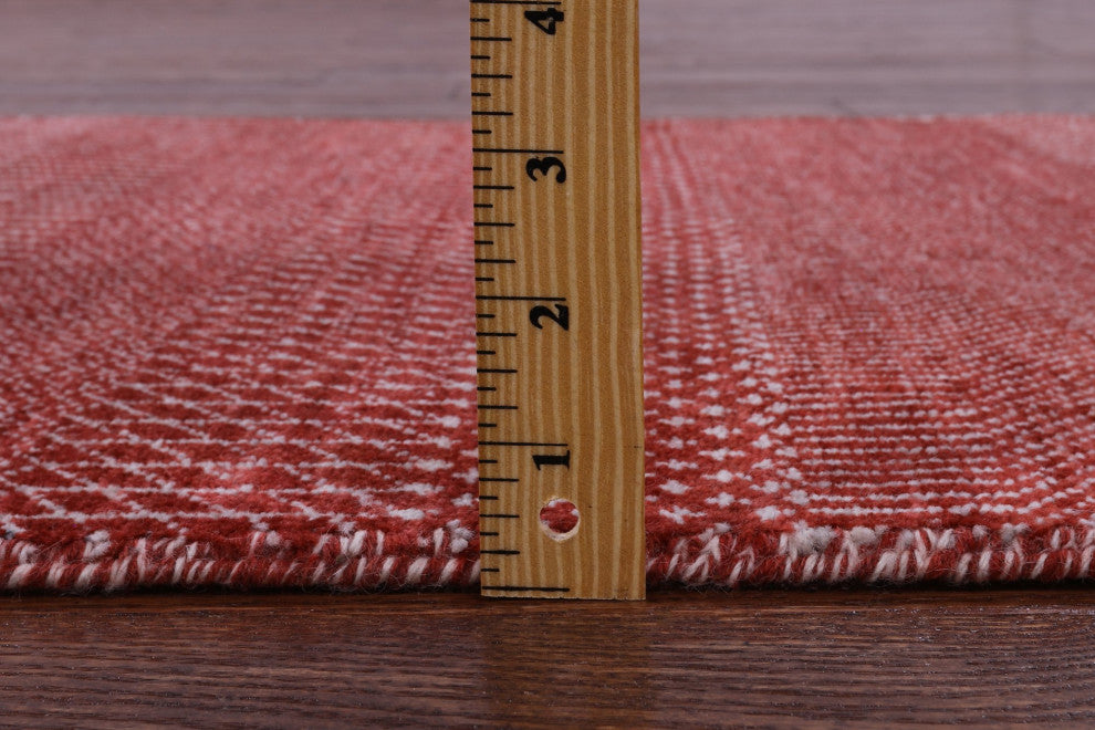 2' 6" X 8' 0" Runner Savannah Grass Hand-Knotted Wool and Silk Rug Q11945