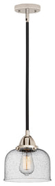 Large Bell Mini Pendant, Black Polished Nickel, Seedy, Seedy