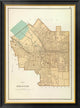 "Syracuse, New York, 1895" Framed Canvas Giclee by Joseph Rudolf Bien, 30x40"
