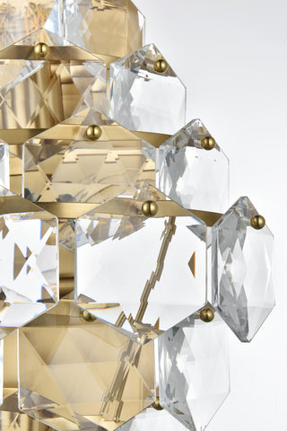 Home Living 18" Wall Sconce, Satin Gold