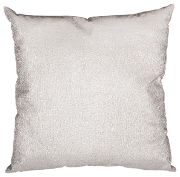 Ornament Tree Square Christmas Pillow, Off White, 18"x18"
