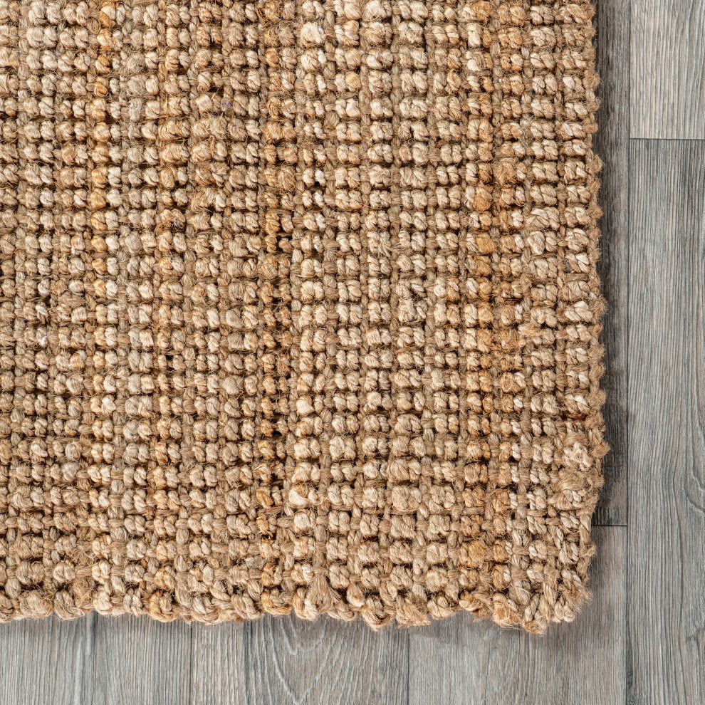 Nuloom Handwoven Natural Rug, Natural 6'x9'