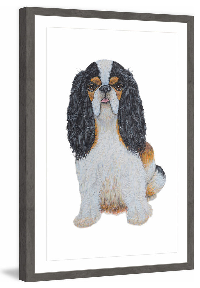 "Spaniel" Framed Painting Print, 24"x36"
