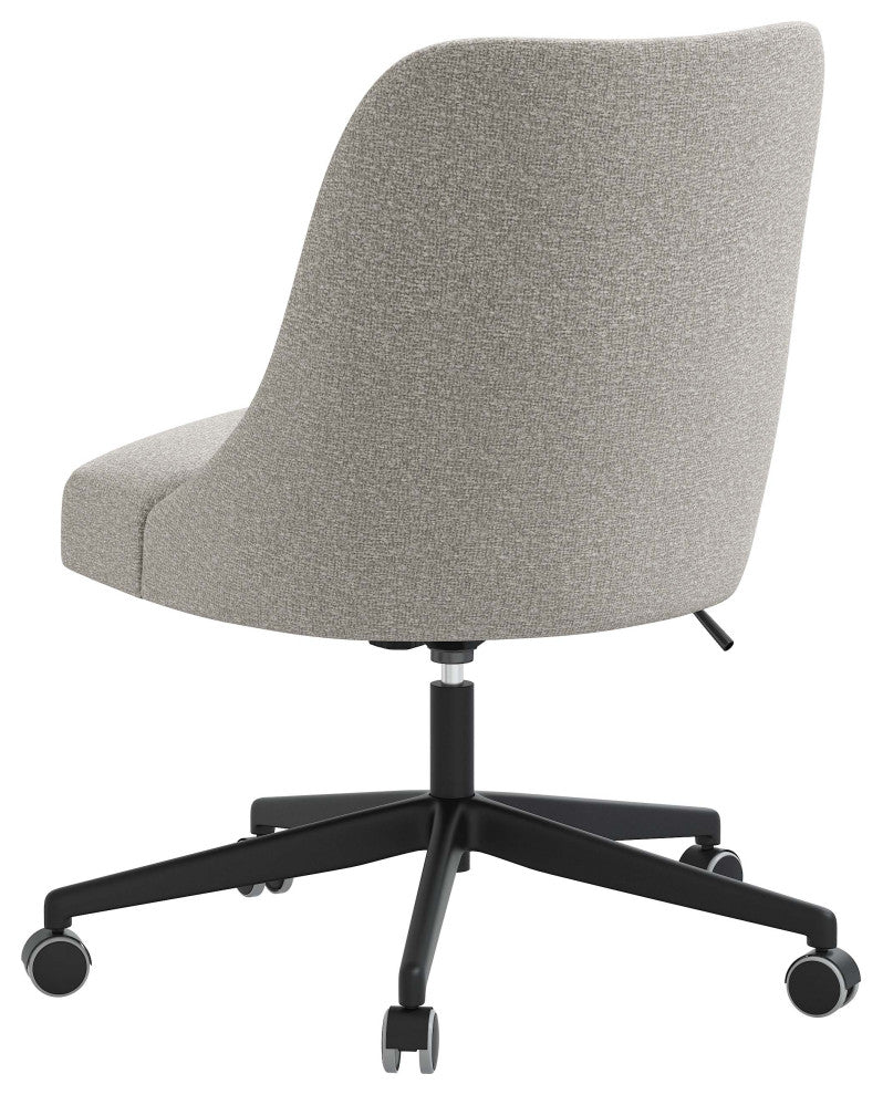 Upholstered Office Chair, Milano Elephant