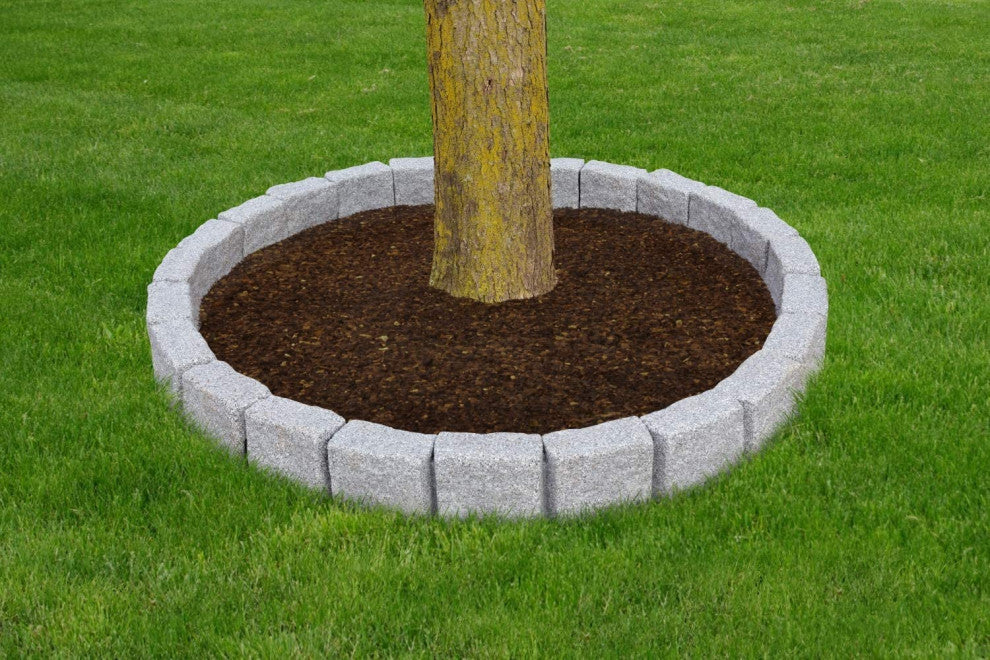True Form Plastic Flex-Wall Landscape Edging, Greystone