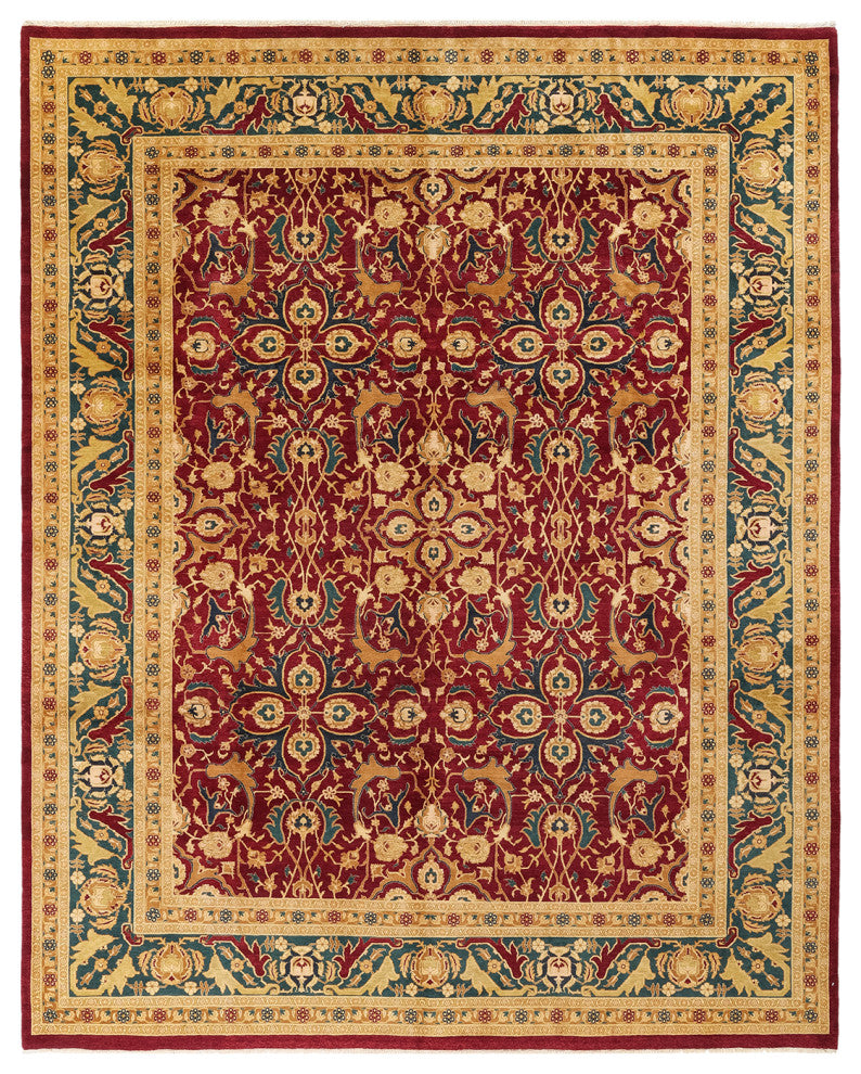 Mogul, One-of-a-Kind Hand-Knotted Area Rug Red, 9'4"x11'9"