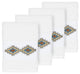 Gianna 4 Piece Embellished Washcloth Set