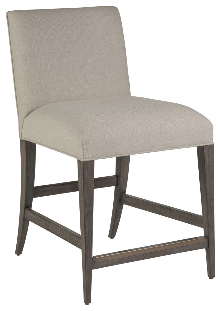 Madox Upholstered Low Back Counter Stool