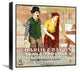 "Charlie Chaplin - Triple Trouble, 1918" Canvas Giclee, 16"x16"