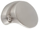 Sumner Street Home Hardware Ovaline Cup Pull, Large, Satin Nickel