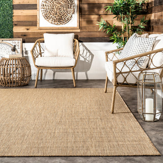 Nuloom Rosy Classic Indoor/Outdoor Area Rug, Brown 13'x15'