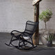 Monet Rattan Rocking Chair, Black
