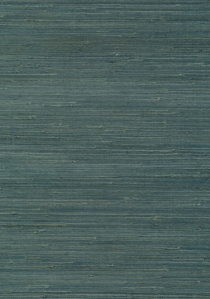 Jurou Blue Grasscloth Wallpaper Bolt
