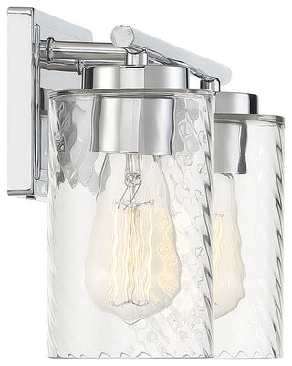 2-Light Bathroom Vanity Light, Chrome