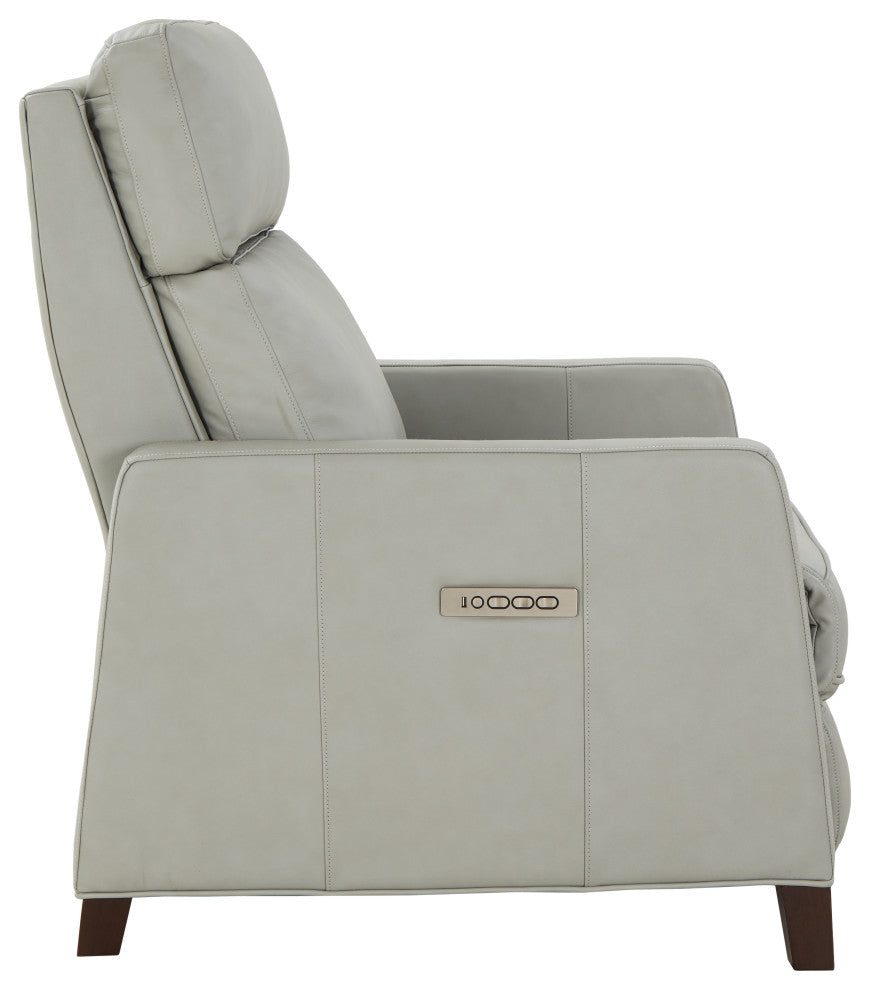 James Zero Gravity Power Recliner w/Power Head Rest and Lumbar, Corbett Chromium