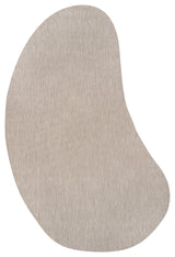 Evan Modern Rustic Organic Curve Indoor/Outdoor Shaped Area Rug