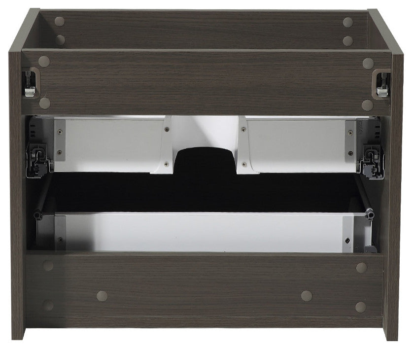 Nano 24" Bathroom Cabinet, Base: Gray Oak, Base Only