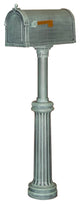 Berkshire Curbside Mailbox with Bradford Surface Mount Mailbox Post