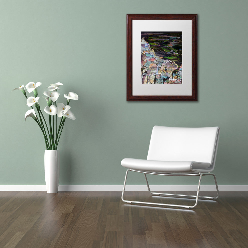 Lauren Moss 'Mount Fairweather' Art, Wood Frame, White Matte, 16"x20"