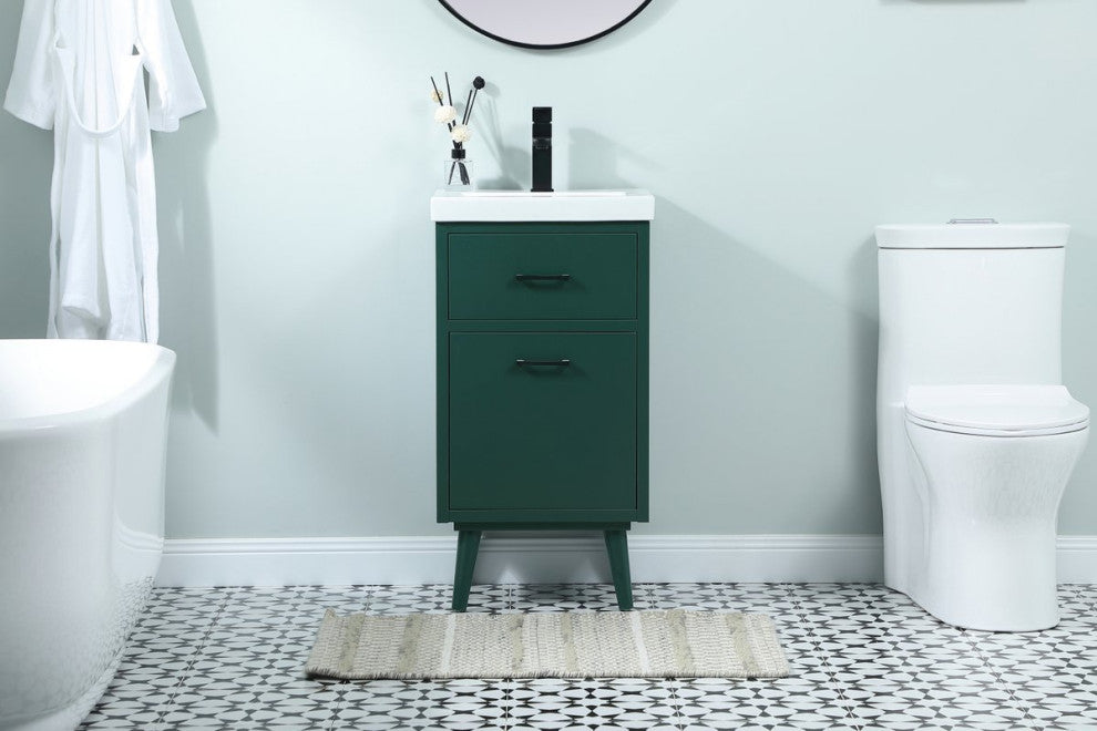 Beatrice 18" Bathroom Vanity, Green