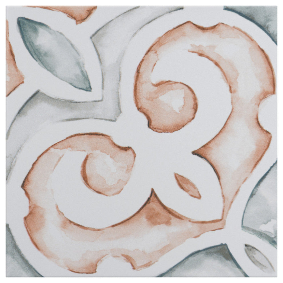 Saint Germain Chaud Deco Simone Porcelain Floor and Wall Tile