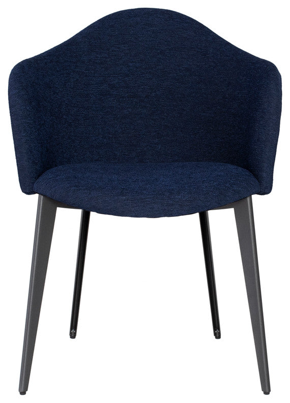 Nora True Blue Fabric Dining Chair