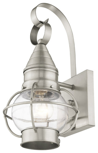 Livex Lighting 26900 Newburyport 14" Tall Outdoor Wall Sconce - Antique Brass