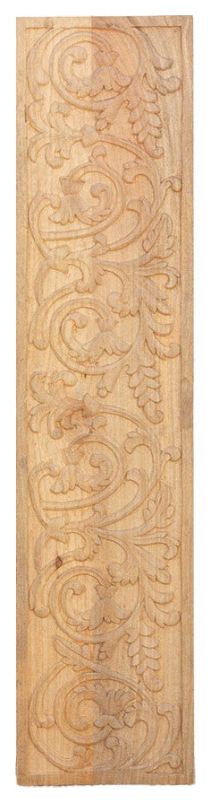 Reclaimed Wood French Colonial Carving