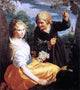 Paulus Moreelse Vertumnus and Pomona, Gallery Wrapped Canvas Print, 20"x25"