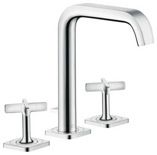 Axor Citterio E Widespread Faucet 170 With Pop-Up Drain, 1.2 GPM, Chrome