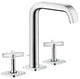 Axor Citterio E Widespread Faucet 170 With Pop-Up Drain, 1.2 GPM, Chrome