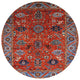 Ahgly Company Indoor Round Mid-Century Modern Area Rugs, 3' Round