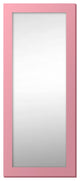 72"x30" Pop of Color Wall/Floor Mirror Art, Soft Pink