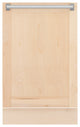 18" Tallac Series 3rd Rack Top Control Dishwasher, Unfinished Wood