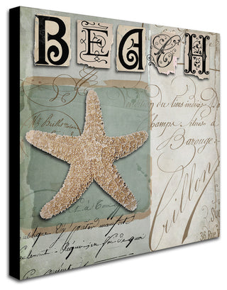 Color Bakery 'Beach Book II' Canvas Art, 14x14