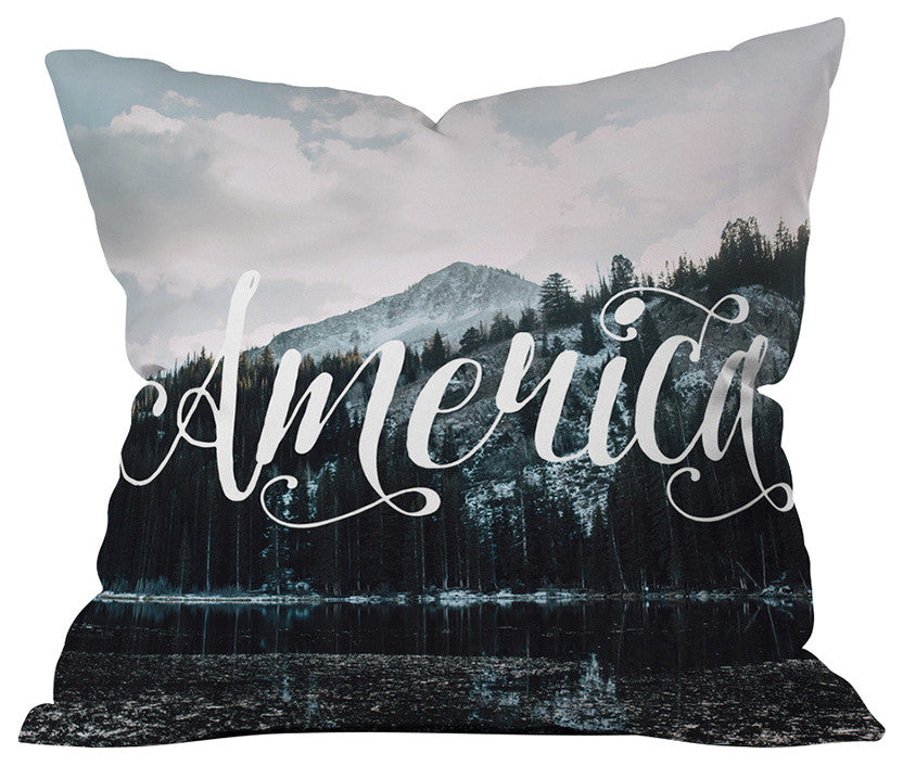 Chelsea Victoria American Beauty Throw Pillow, 16"x16"
