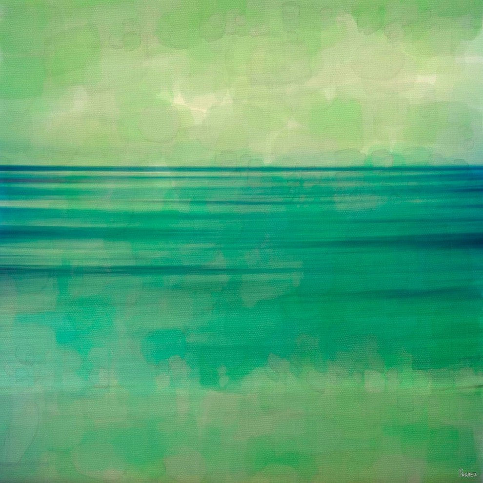 "Horizon" Painting Print on Wrapped Canvas, 48"x48"